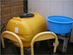 雨水タンクを設置しました